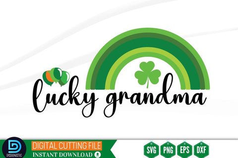 Lucky grandma SVG SVG DESIGNISTIC 