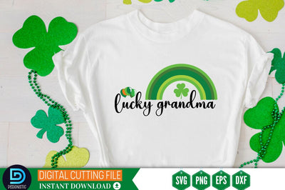 Lucky grandma SVG SVG DESIGNISTIC 