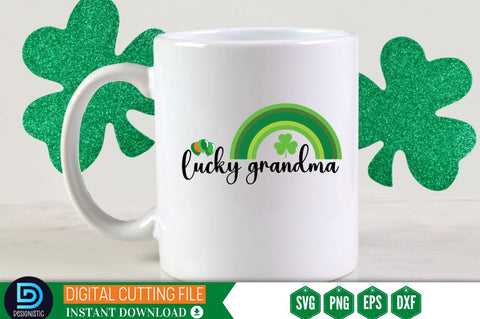 Lucky grandma SVG SVG DESIGNISTIC 