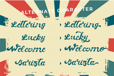 Lucky Handwritten Brush Font Font nearzz 