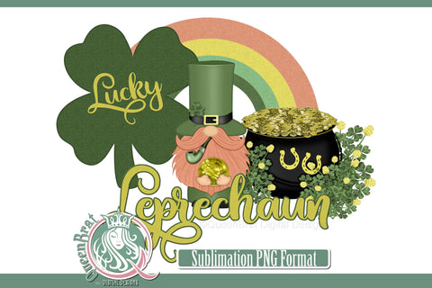 Lucky Leprechaun Sublimation Sublimation QueenBrat Digital Designs 
