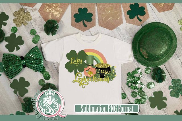 Lucky Leprechaun Sublimation Sublimation QueenBrat Digital Designs 