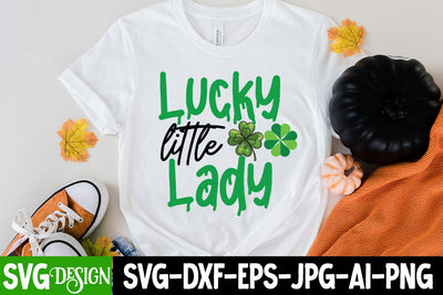 Lucky Little Dude SVG Cut File, Lucky Little Dude Sublimation PNG SVG BlackCatsMedia 