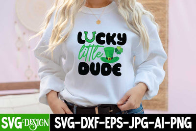 Lucky little Dude SVG Cut File SVG BlackCatsMedia 
