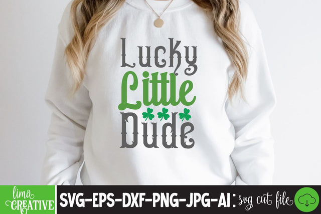 Lucky Little Dude SVG Cute File, SVG Insomnia Std 
