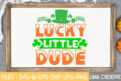 Lucky Little Dude SVG Cute File SVG Insomnia Std 