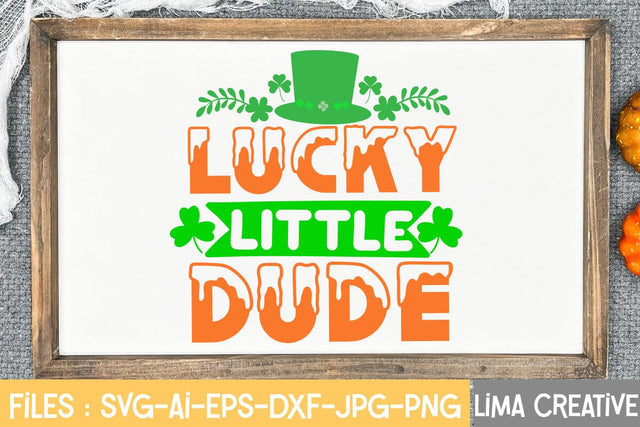 Lucky Little Dude SVG Cute File SVG Insomnia Std 