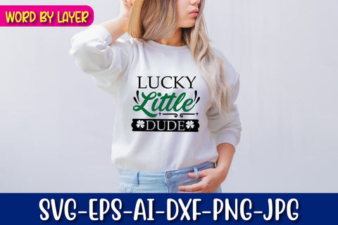 Lucky Little Dude Svg SVG Blessedprint 