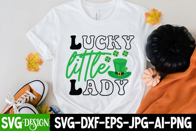 Lucky little Lady SVG Cut File SVG BlackCatsMedia 