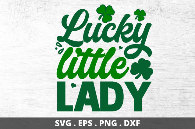 Lucky little lady SVG Designangry 
