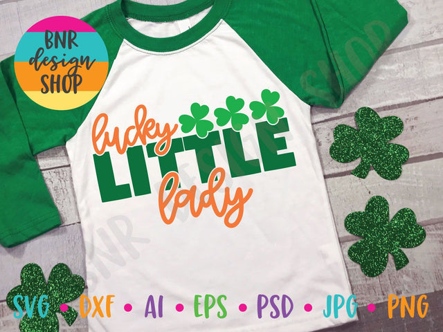 Lucky Little Lady SVG SVG BNRDesignShop 