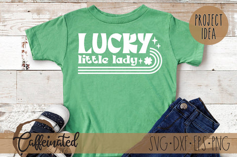 Lucky Little Lady SVG SVG Caffeinated SVGs 
