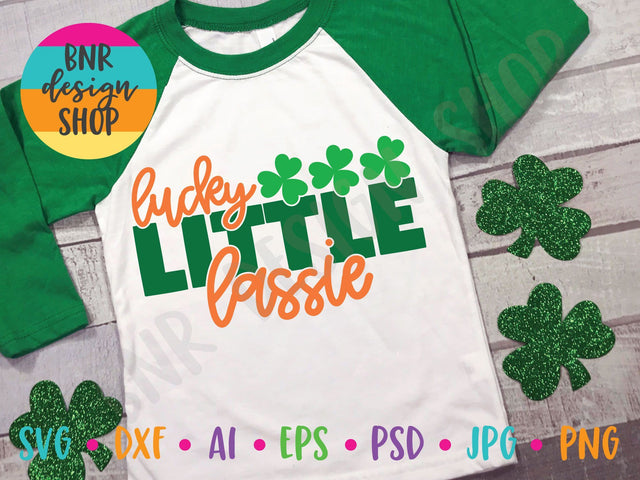 Lucky Little Lassie SVG SVG BNRDesignShop 