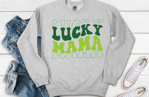 Lucky mama SVG, Happy Go Lucky Svg, St Patricks Day Svg, Lucky Rainbow Svg, Lucky Shirt Svg, Clover Svg, Irish Svg,Shamrock Svg,Patricks svg SVG MD mominul islam 