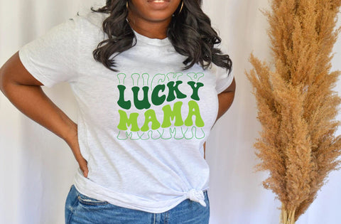 Lucky mama SVG, Happy Go Lucky Svg, St Patricks Day Svg, Lucky Rainbow Svg, Lucky Shirt Svg, Clover Svg, Irish Svg,Shamrock Svg,Patricks svg SVG MD mominul islam 