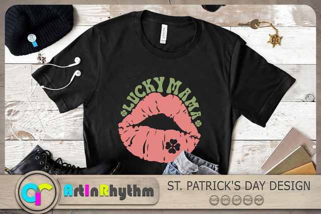 Lucky Mama Svg, St. Patrick's Day Svg, St. Patrick Svg, Mama Svg, Shamrock Svg SVG Artinrhythm shop 