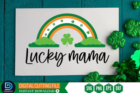 Lucky mama SVG SVG DESIGNISTIC 
