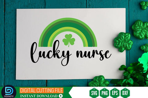 Lucky nurse SVG SVG DESIGNISTIC 