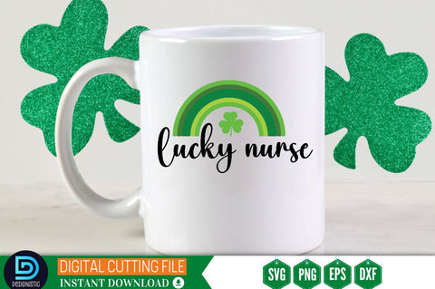 Lucky nurse SVG SVG DESIGNISTIC 