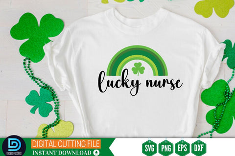 Lucky nurse SVG SVG DESIGNISTIC 