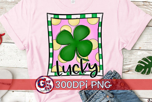 Lucky PNG for Sublimation-St. Patrick's Day Sublimation Greedy Stitches 
