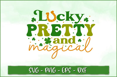 Lucky pretty and magical Retro SVG SVG Shetara Begum 