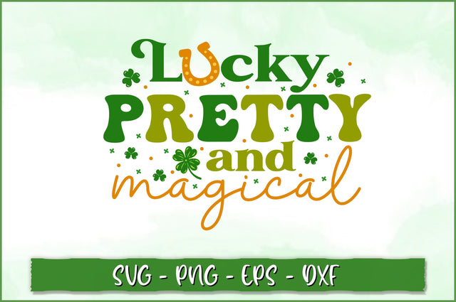 Lucky pretty and magical Retro SVG SVG Shetara Begum 