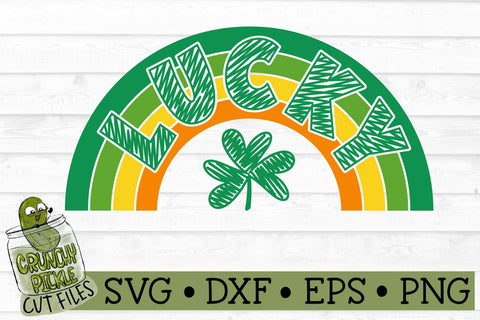 Lucky Rainbow SVG File SVG Crunchy Pickle 