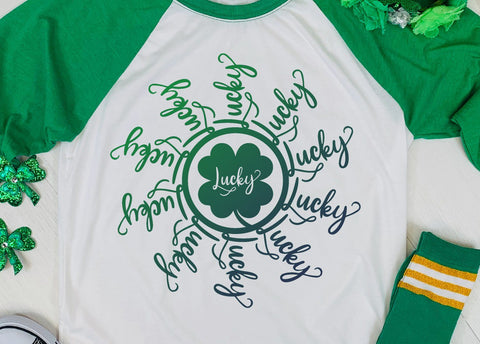 Lucky Shamrock Mandala | St. Patrick's Day SVG Design SVG So Fontsy Design Shop 