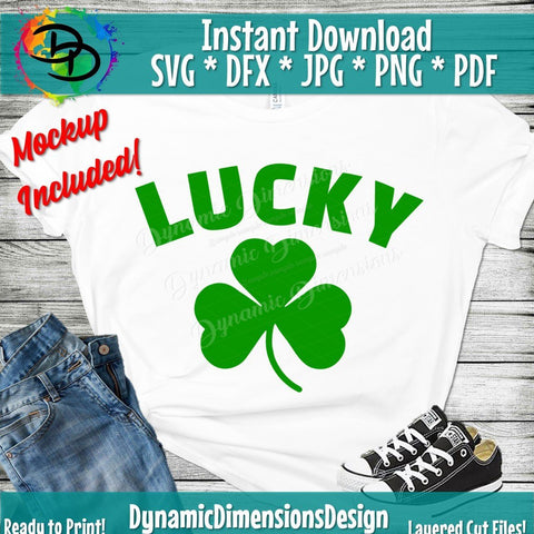 Lucky Shamrock SVG DynamicDimensionsDesign 