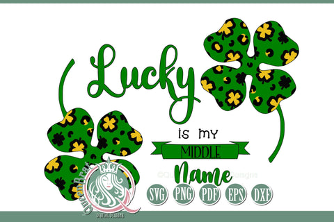 Lucky Shamrock SVG SVG QueenBrat Digital Designs 