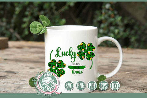 Lucky Shamrock SVG SVG QueenBrat Digital Designs 