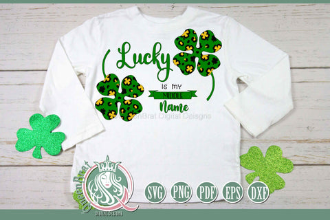 Lucky Shamrock SVG SVG QueenBrat Digital Designs 