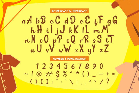 Lucky Shirt - Quirky Ligature Font Font PutraCetol Studio 