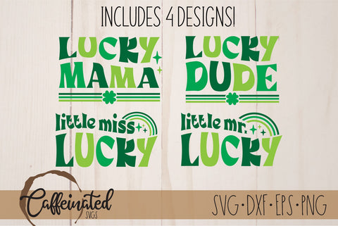 Lucky St. Patricks Day Mini Bundle SVG Caffeinated SVGs 