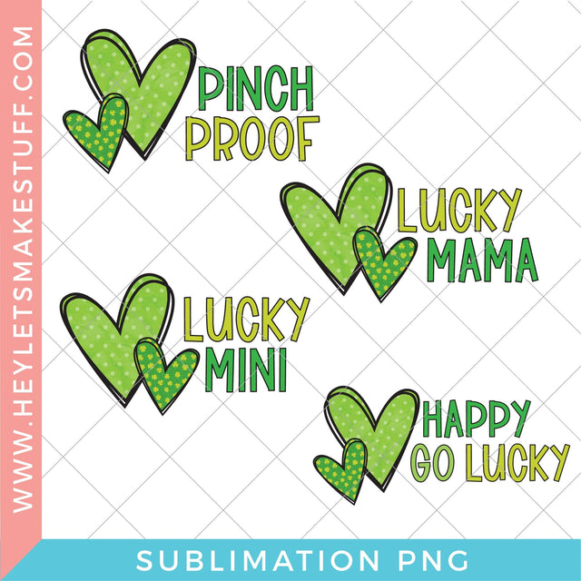 Lucky St. Patrick's Day Sublimation Bundle Sublimation Hey Let's Make Stuff 