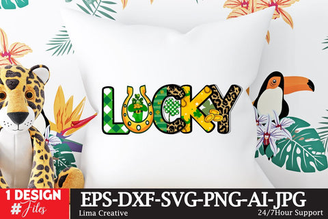 Lucky St.Patrick's Day Sublimation PNG SVG Insomnia Std 