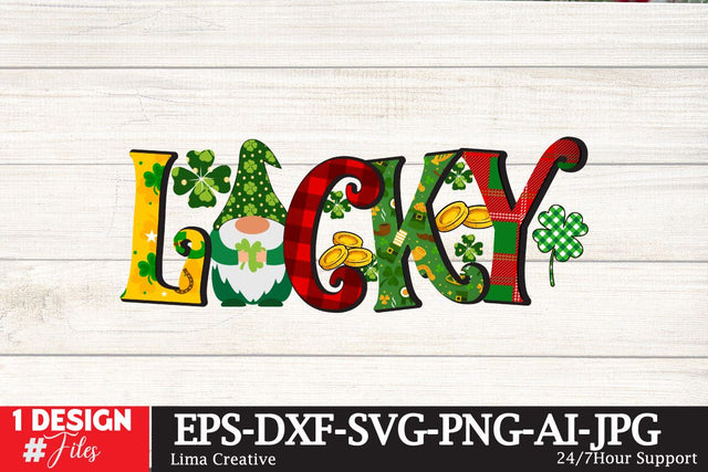 Lucky St.Patrick's Day Sublimation SVG Insomnia Std 