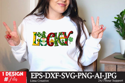 Lucky St.Patrick's Day Sublimation SVG Insomnia Std 