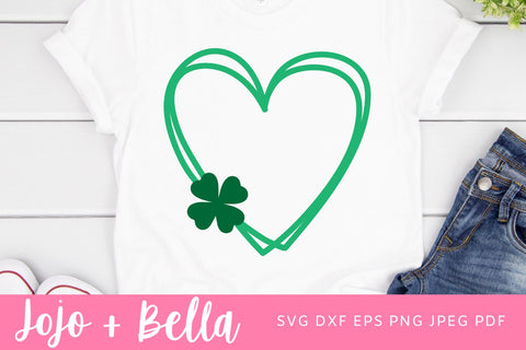 Lucky Svg, Clover Svg, Svg Bundle, St. Patricks Day Svg, Shamrock Svg, Hand drawn Clover Svg, St Patricks Day Cut Files, Cricut Files SVG Jojo&Bella 