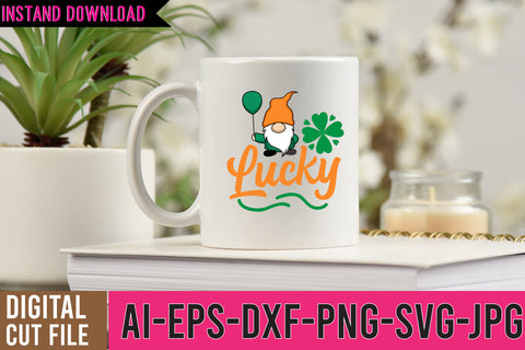 Lucky SVG Design,Gnome SVG Bundle SVG BlackCatsMedia 