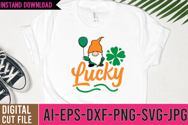 Lucky SVG Design,Gnome SVG Bundle SVG BlackCatsMedia 