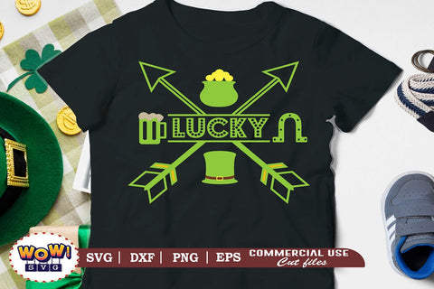 Lucky svg, First St Patrick's day svg, March 17 svg, Kids Patrick's day svg, Irish svg, Luck svg, Patrick's day cut files, patty day, Green day svg, Patricks day funny quotes SVG Wowsvgstudio 