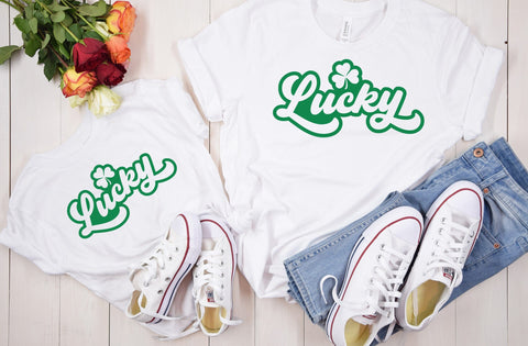 Lucky SVG, Happy Go Lucky Svg, St Patricks Day Svg, Lucky Rainbow Svg, Lucky Shirt Svg, Clover Svg, Irish Svg,Shamrock Svg, Happy St Patrick SVG MD mominul islam 