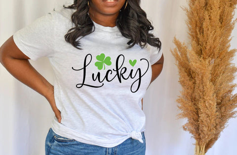 Lucky SVG, Happy Go Lucky Svg, St Patricks Day Svg, Lucky Rainbow Svg, Lucky Shirt Svg, Clover Svg, Irish Svg,Shamrock Svg, Happy St Patrick SVG MD mominul islam 
