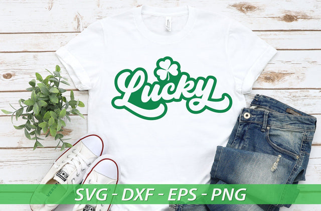 Lucky SVG, Happy Go Lucky Svg, St Patricks Day Svg, Lucky Rainbow Svg, Lucky Shirt Svg, Clover Svg, Irish Svg,Shamrock Svg, Happy St Patrick SVG MD mominul islam 