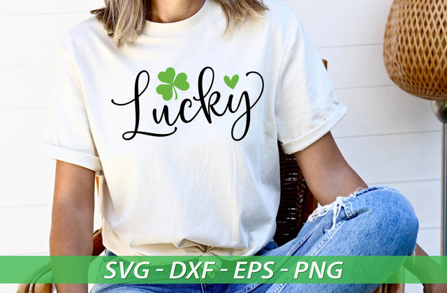 Lucky SVG, Happy Go Lucky Svg, St Patricks Day Svg, Lucky Rainbow Svg, Lucky Shirt Svg, Clover Svg, Irish Svg,Shamrock Svg, Happy St Patrick SVG MD mominul islam 