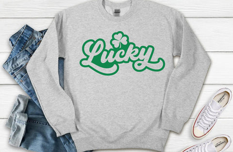 Lucky SVG, Happy Go Lucky Svg, St Patricks Day Svg, Lucky Rainbow Svg, Lucky Shirt Svg, Clover Svg, Irish Svg,Shamrock Svg, Happy St Patrick SVG MD mominul islam 
