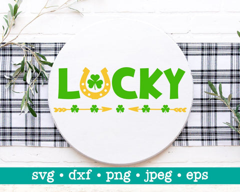 Lucky svg, Lucky svg file, Lucky png, St Patricks day svg, Happy St Patricks day svg, St Patricks day designs, St Patricks day png SVG MAKStudion 