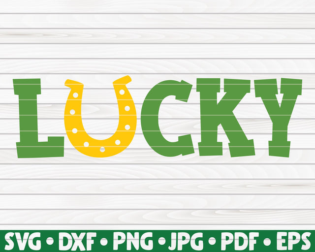 Lucky SVG | St. Patrick's Day SVG HQDigitalArt 